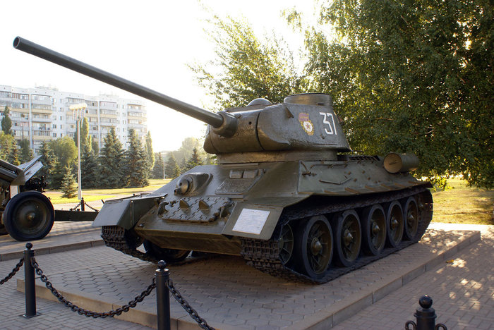 Танк Т-34 в Белгороде Белгород, Россия