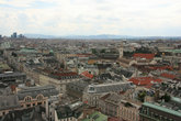 панорама Вены, открывающаяся с башни Собора Святого Стефана