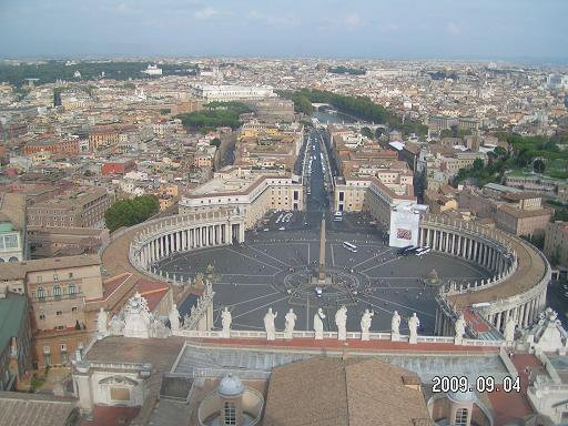 Площадь святого Петра — новый вид Ватикан (столица), Ватикан