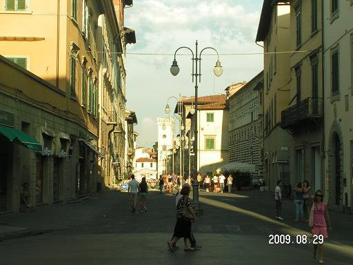 Пешеходная зона Пистоя, Италия