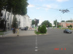 Душанбе, улицы практически пустые.