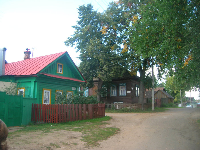 Деревянные домики — типичная слободская застройка Кострома, Россия