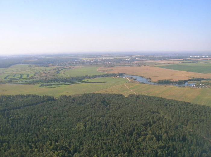 За лесом и полем — очередной приток Волги Кострома, Россия
