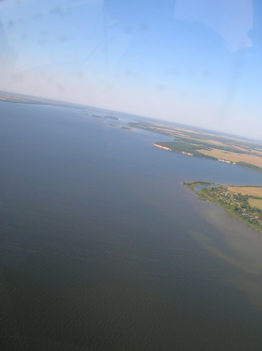 Волга близ Юрьевца — во всю ширь Кострома, Россия