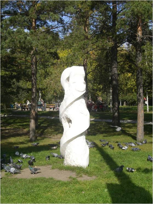 Непонятная скульптура Новосибирск, Россия