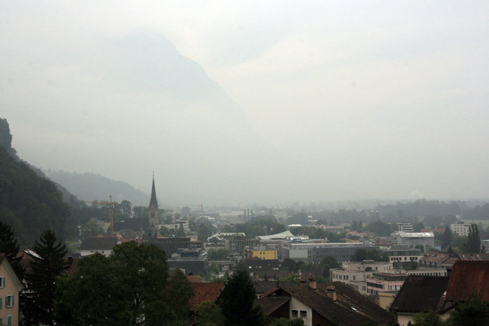панорама Вадуца Вадуц, Лихтенштейн