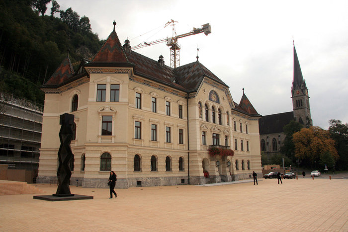 здание Парламента Вадуц, Лихтенштейн