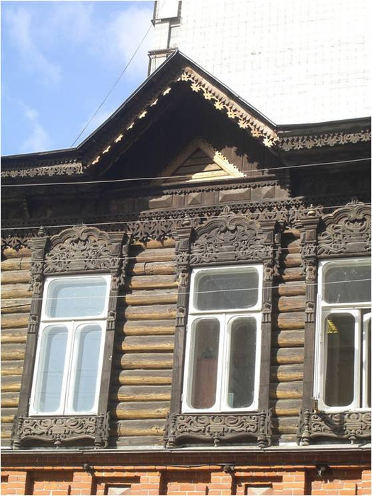 Яркий пример деревянных орнаментов Новосибирск, Россия