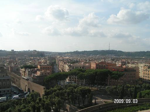 Римские крыши Рим, Италия