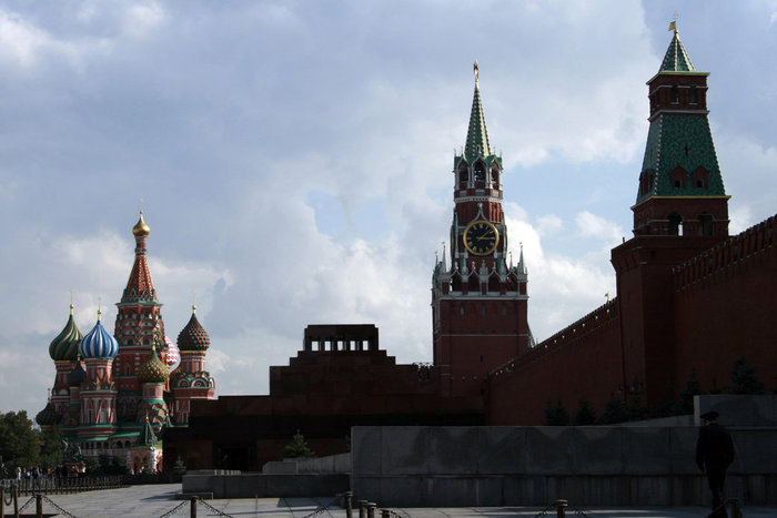 Кремль и мавзолей В.И. Ленина Москва, Россия