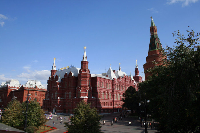 Кремль и Исторический музей Москва, Россия