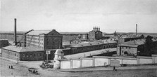 Вид на пивзавод из Пушкинского сквера (начало ХХ века)