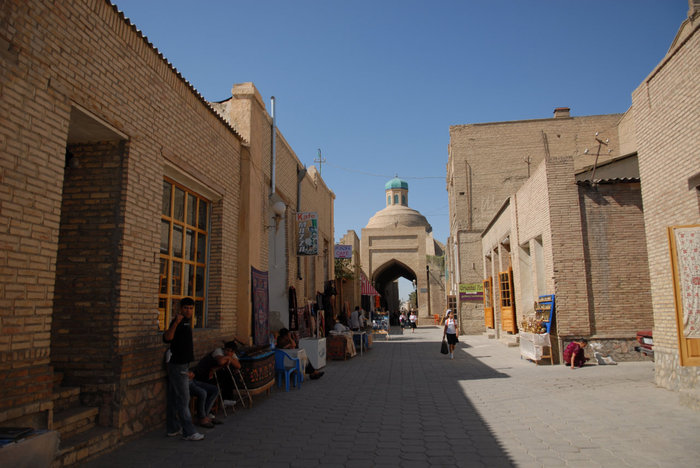 Улицы и торговые купола старой Бухары Бухара, Узбекистан
