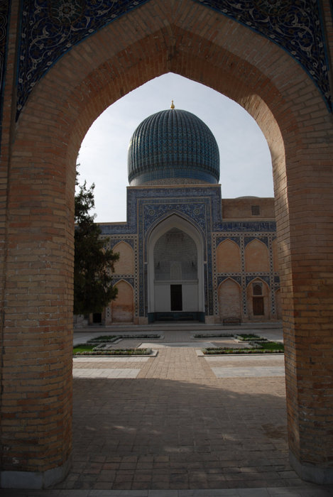 Мавзолей Гур-Эмир (14-15 в.), в котором находится гробница Тамерлана и его родственников. Самарканд, Узбекистан
