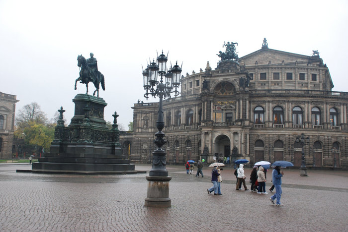 Дрезден в  октябре Дрезден, Германия