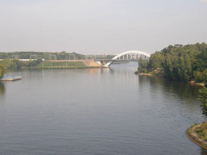 Химкинский железнодорожный мост. Химки, Россия