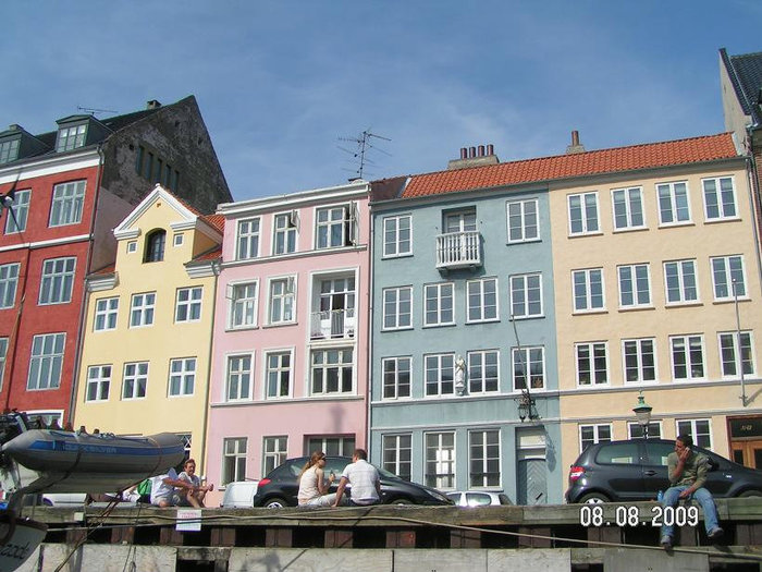 Классика нюхавнской застройки Копенгаген, Дания