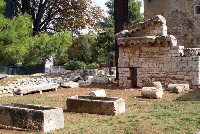 Руины в Порече Истрия, Хорватия
