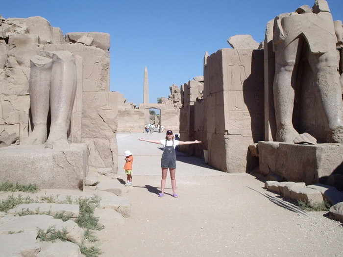 Луксор. Мы на фоне древностей... Хургада, Египет