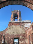 Разрушенный собор Рождества св. Иоанна Предтечи в крепости Орешек
