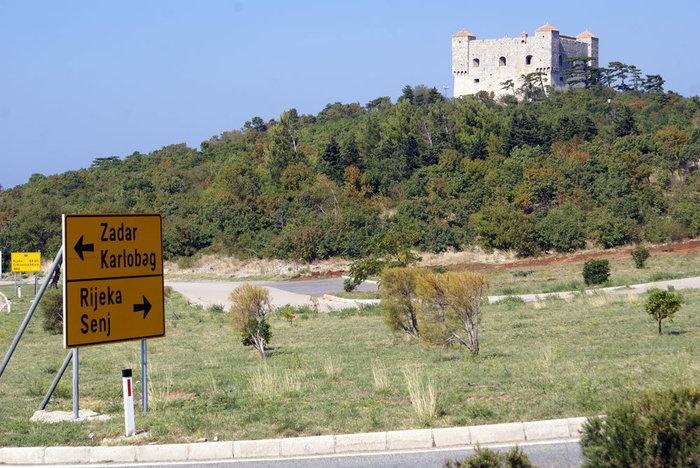 Крепость Нехай в городке Сень, Хорватия Кварнер, Хорватия