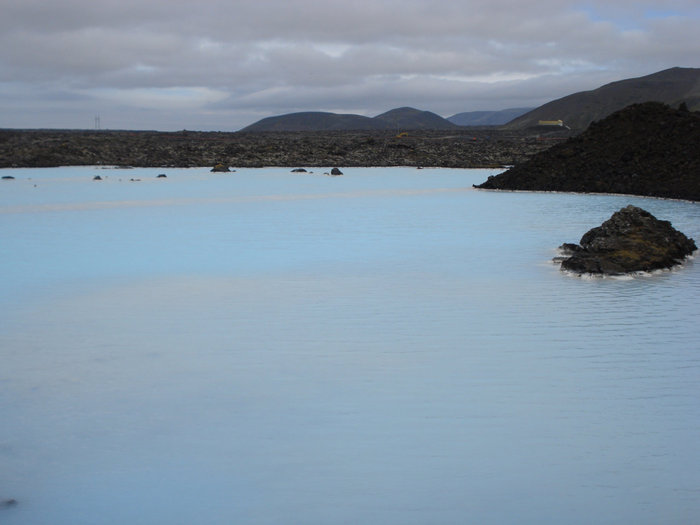 Окрестности Голубой лагуны Исландия
