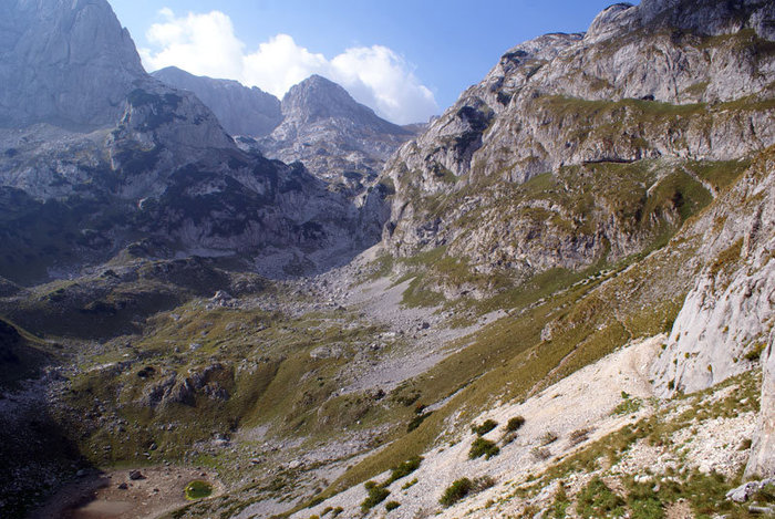 Горы в национальном парке Дурмитор на севере Черногории Область Жабляк, Черногория