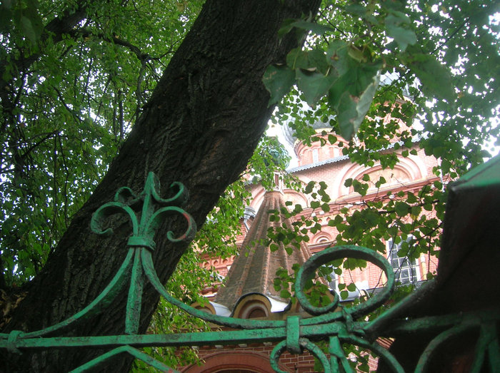 Вид через ограду Кострома, Россия