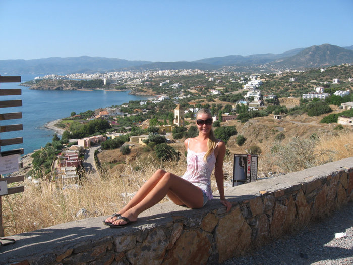 панорама города Агиос-Николаос Агиос-Николаос, Греция