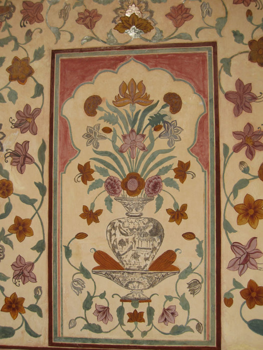 В этом дворце безумно красивая роспись Джайпур, Индия