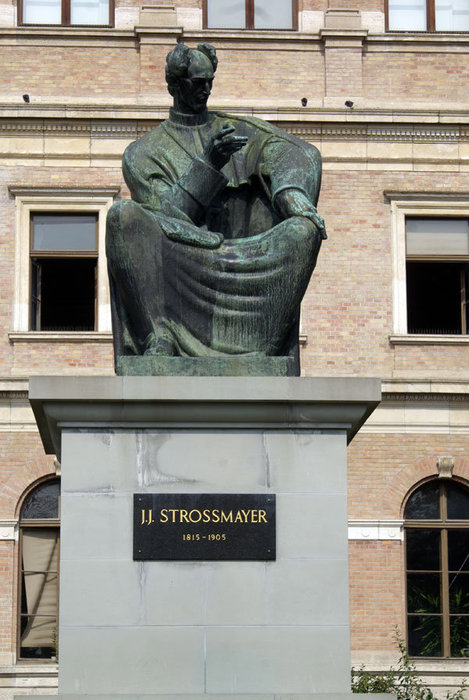 Памятник Штроссмаеру в Загребе Загреб, Хорватия