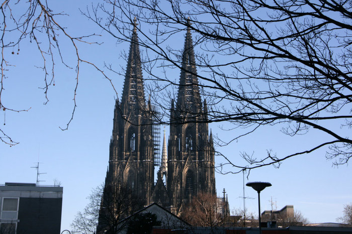 шпили Кельнского собора Кёльн, Германия