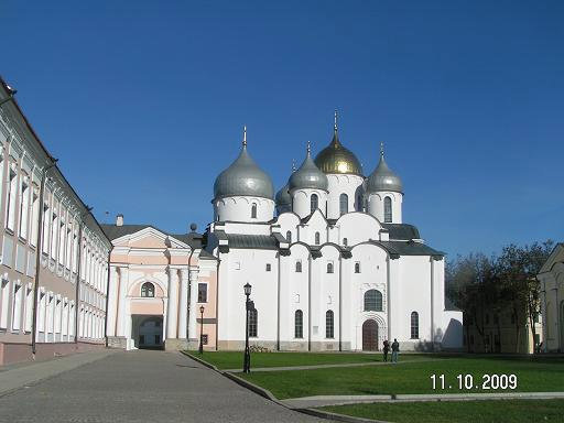 Внешний вид собора Великий Новгород, Россия