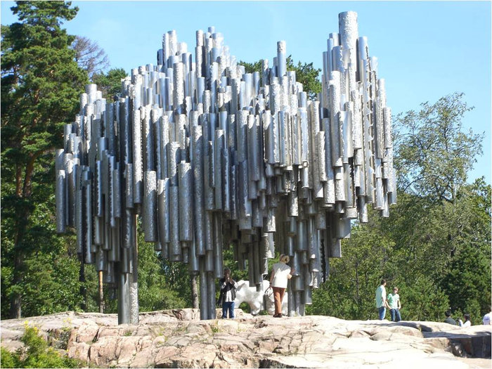 Монумент из стали Хельсинки, Финляндия
