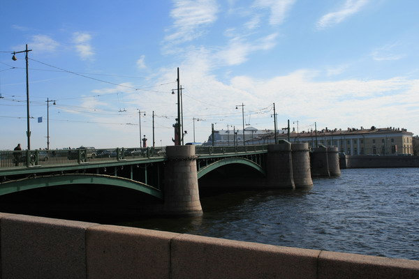 Биржевой мост Санкт-Петербург, Россия