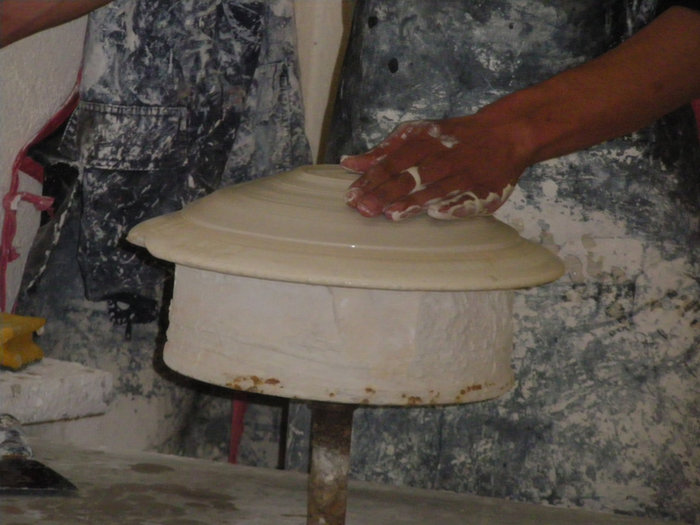 Изготовление тарелки Аванос, Турция