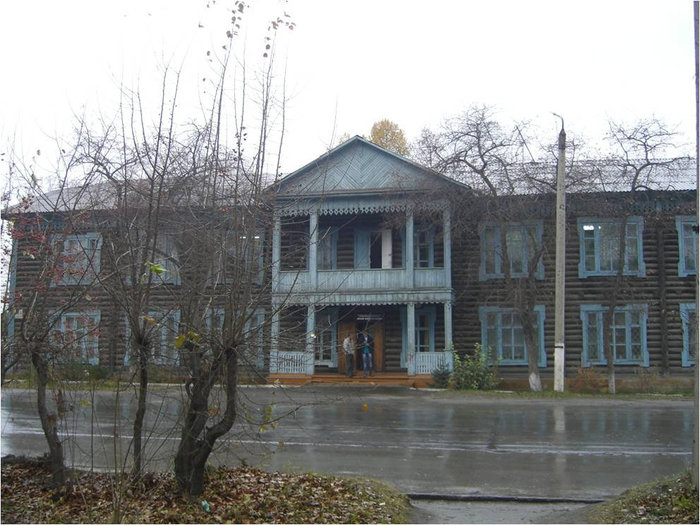 Деревянное здание на улице Свердлова Бердск, Россия