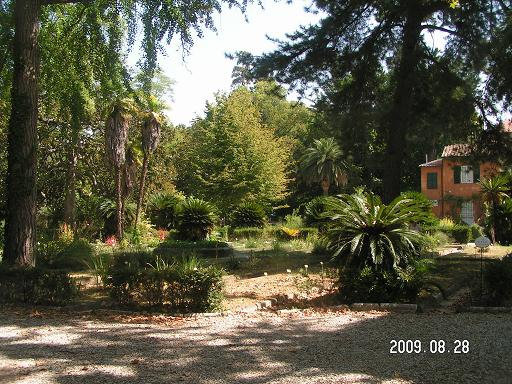 Взгляд на сад Пиза, Италия