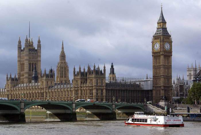 Парламент и река Темза Лондон, Великобритания