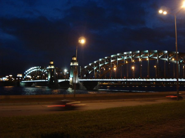 Большеохтинский мост. Санкт-Петербург, Россия