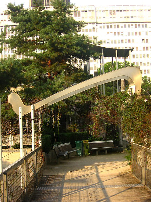Jardin Atlantique - Сад на крыше вокзала Монпарнас Париж, Франция