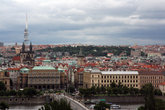 Влтава и крыши Праги