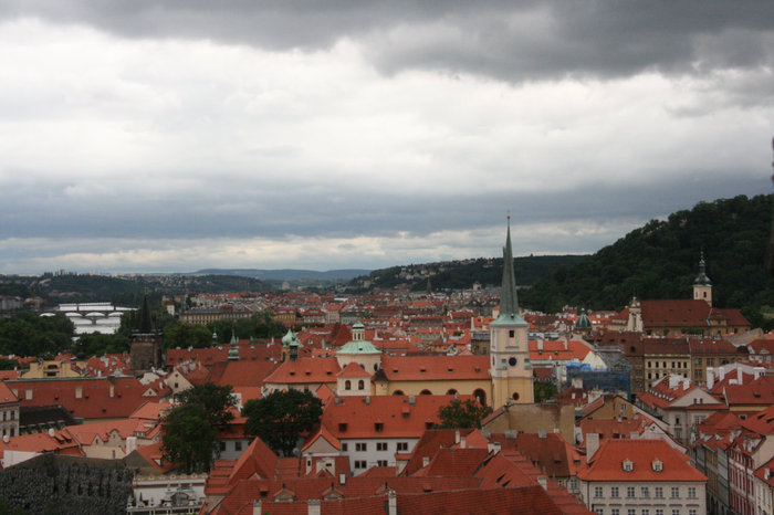 пражские крыши Прага, Чехия