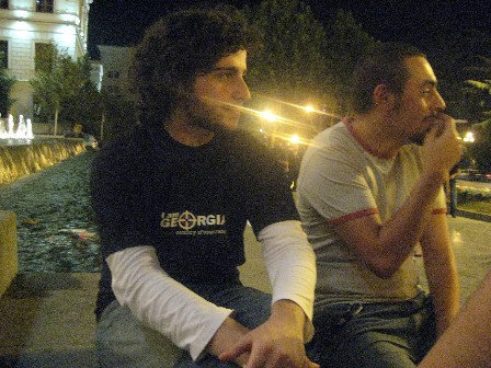 Уличные политтехнологии, август 2008 Тбилиси, Грузия