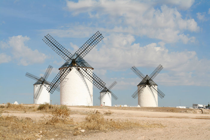 Мельницы Дон-Кихота Кампо-де-Криптана, Испания