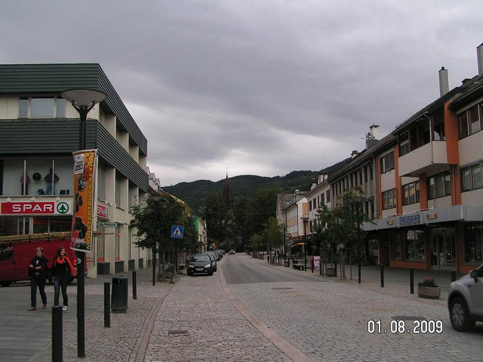 Типичная норвежская улица Восс, Норвегия
