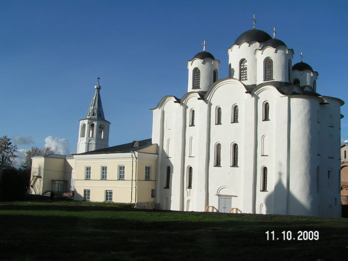 Никольский собор во всей красе Великий Новгород, Россия