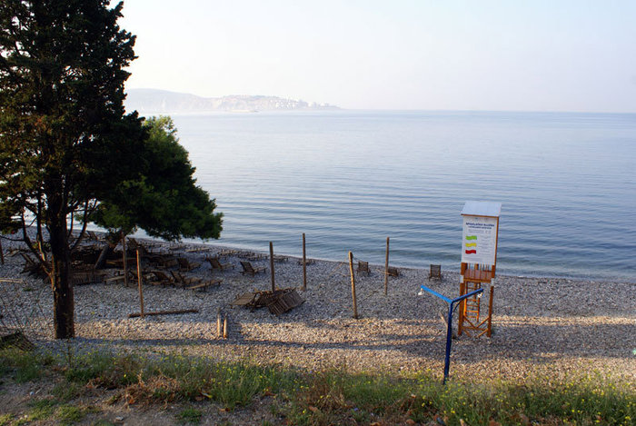 Утром на пляже Бар, Черногория