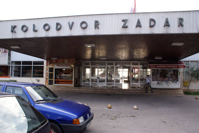 Железнодорожный вокзал в Задаре Задар, Хорватия