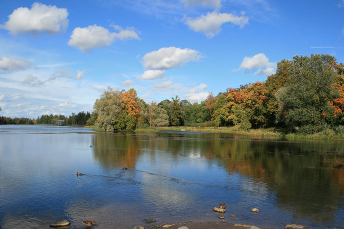 Белое озеро Гатчина, Россия